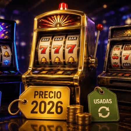 Maquinas tragamonedas precio 2026: cuánto cuestan nuevas, usadas y de segunda mano